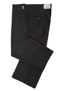Pantalón de Traje "Ethan" Negro – Mezcla de Viscosa de Lujo